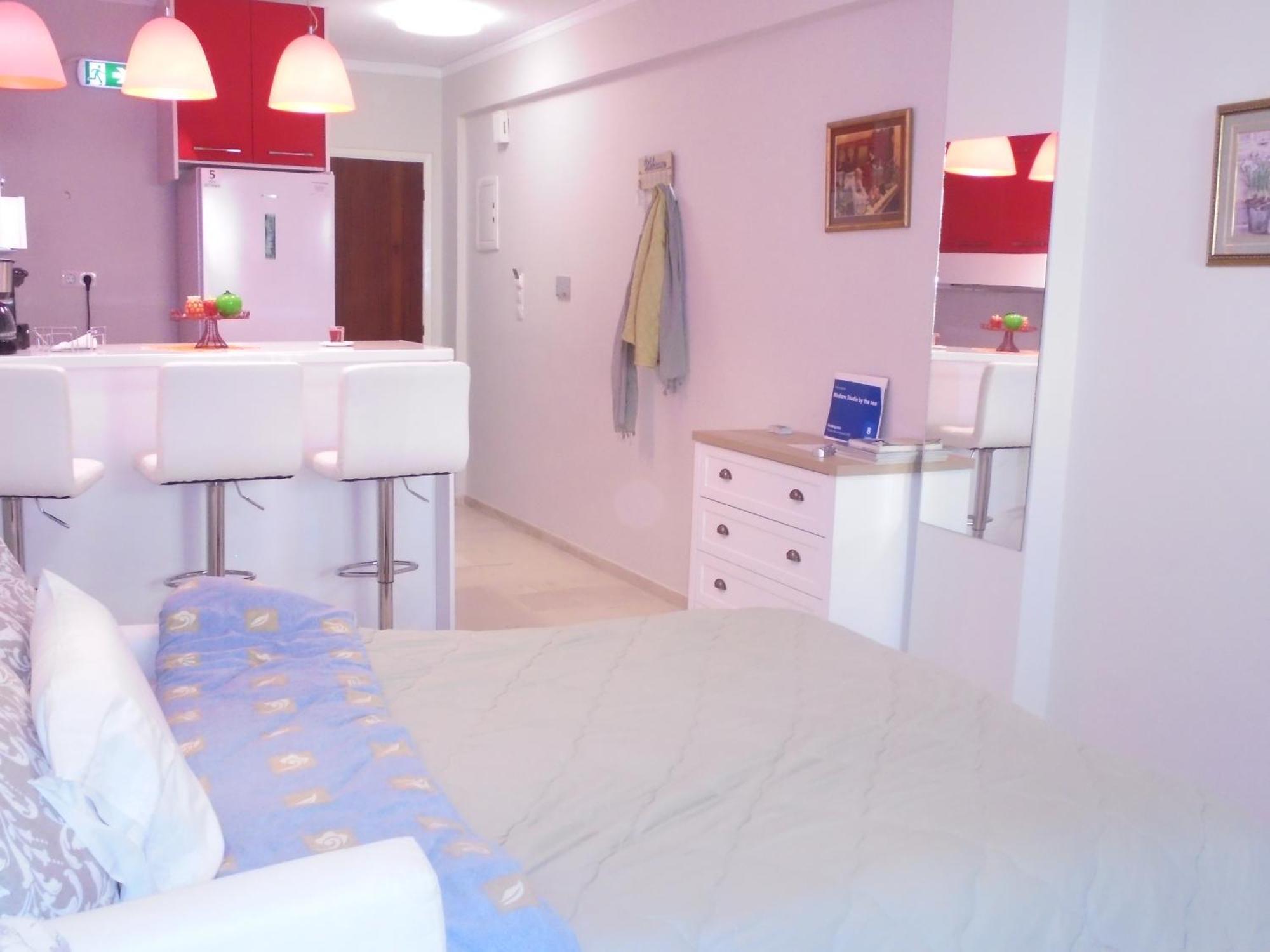 Modern Studio By The Sea Loutra Edipsou (Evia) Exterior foto